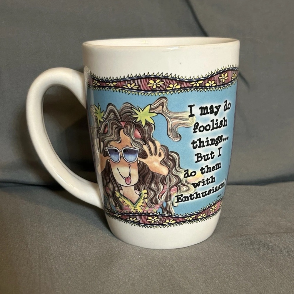 Suzy Toronto’s Tingle Heart Foolish Things With Enthusiasm Coffee Mug